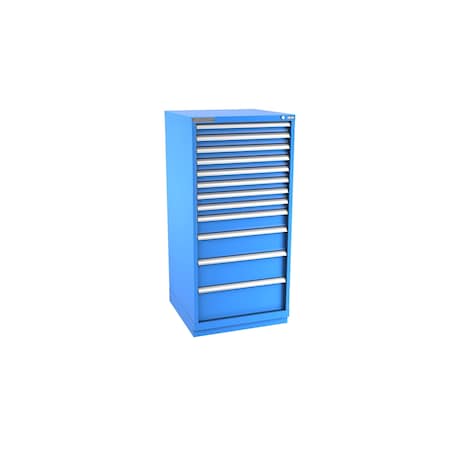 Champion Tool Storage Modular Tool Cabinet, 12 Drawer, Blue, Steel, 28 in W x 28-1/2 in D x 59-1/2 in H S27001202ILCFTB-BB